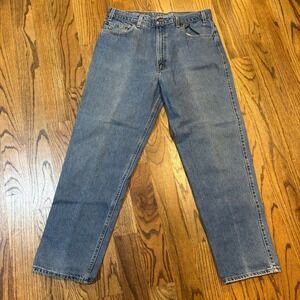 Levis 540 Jeans Mens‎ Size 36x30 Blue Relaxed Fit  Cotton Vintage 90's Brown Tab